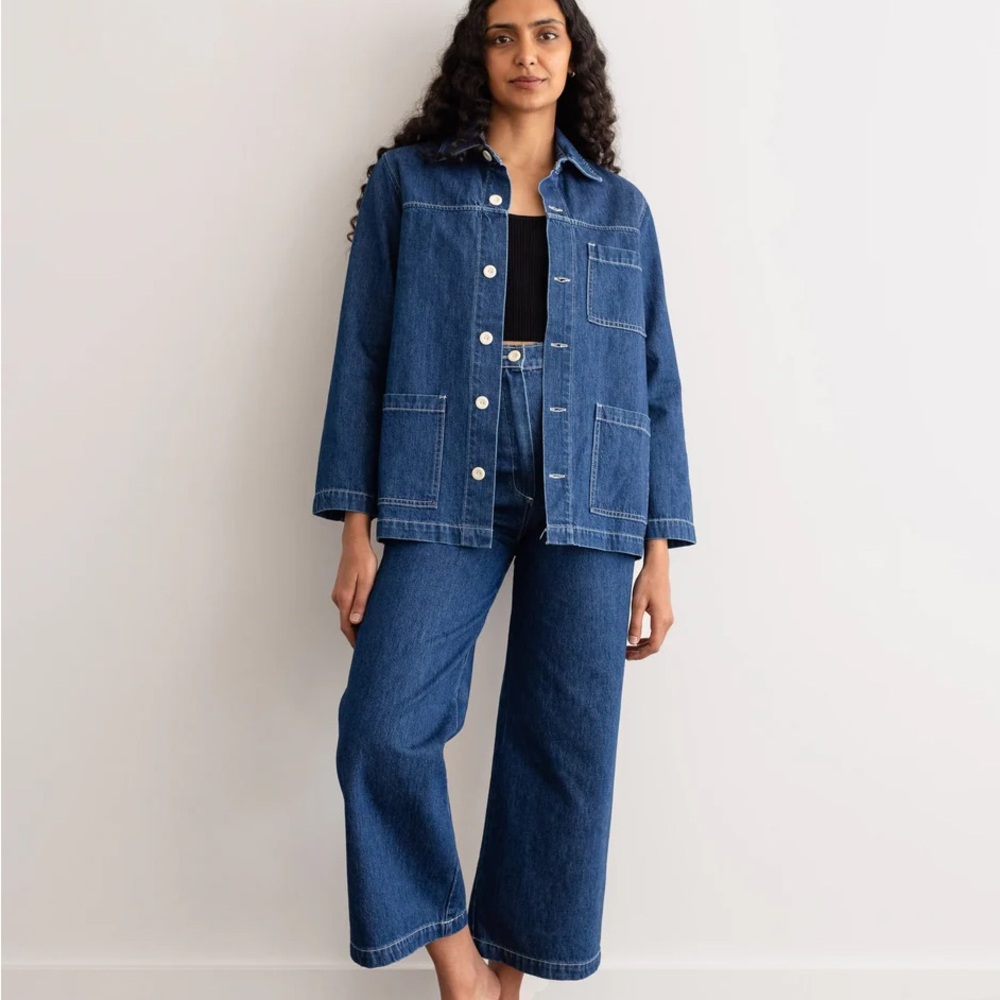 First Rite Work Jacket Denim NWT - Picture 3 of 3